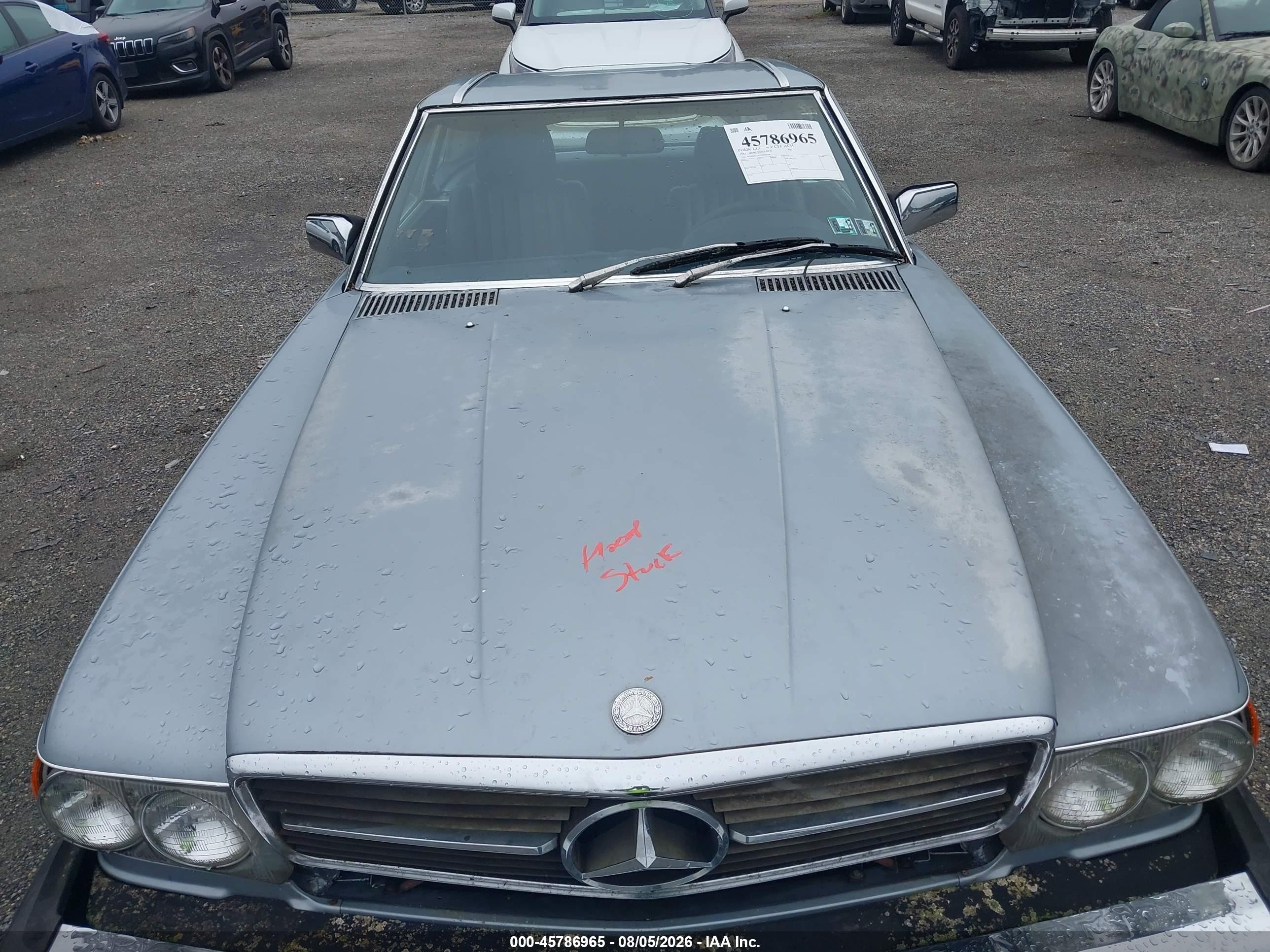 1983 Mercedes-benz 380 Sl Blue vin: WDBBA45A7DB024108