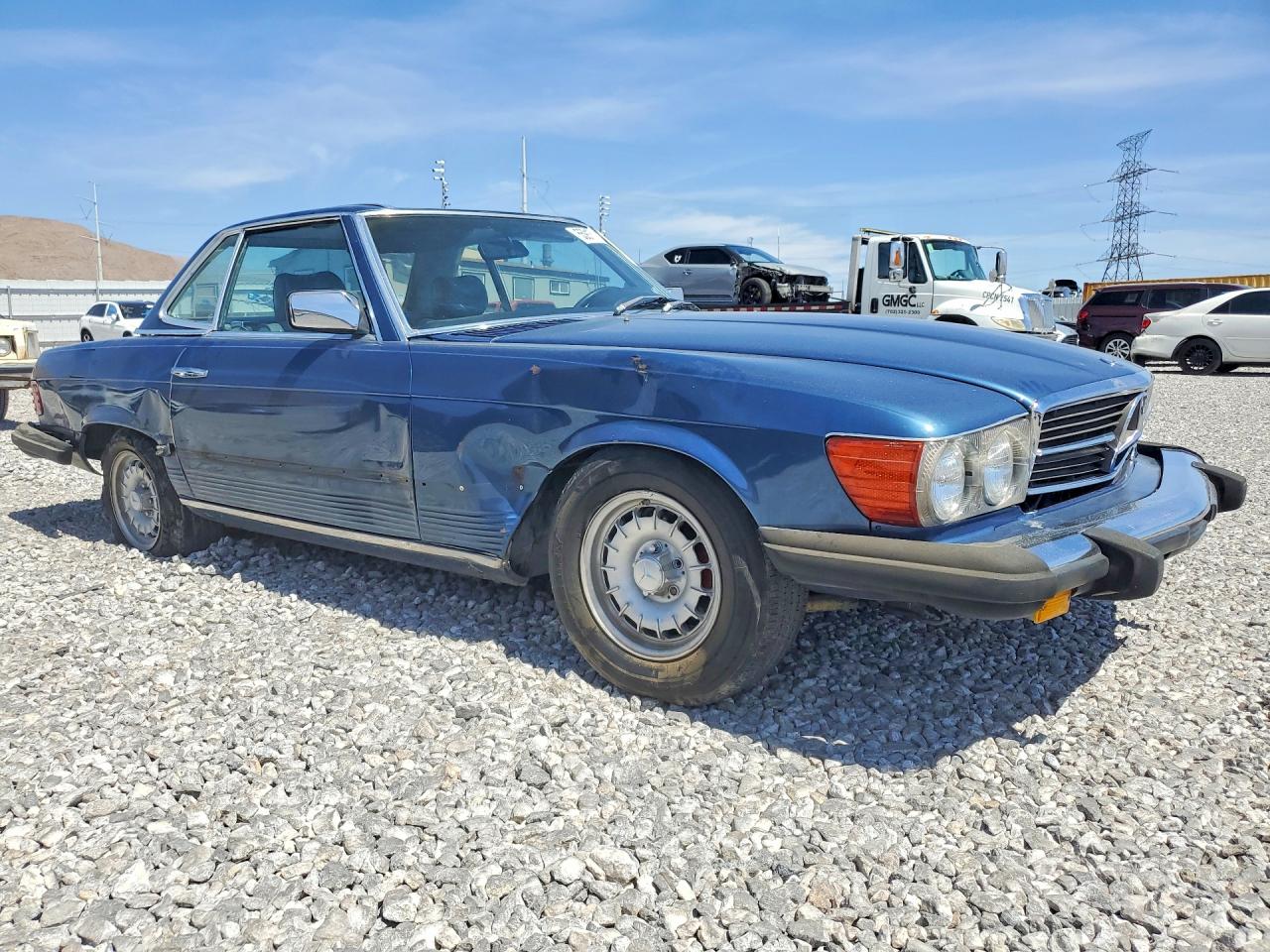 1984 Mercedes-benz 190 Sl Blue vin: WDBBA45A9EA001081
