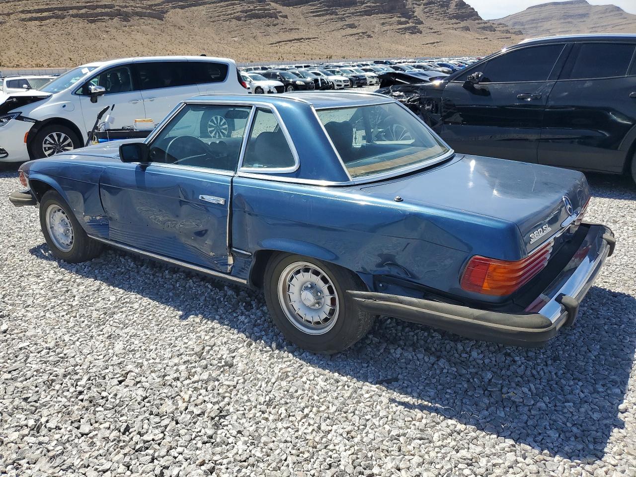 1984 Mercedes-benz 190 Sl Blue vin: WDBBA45A9EA001081