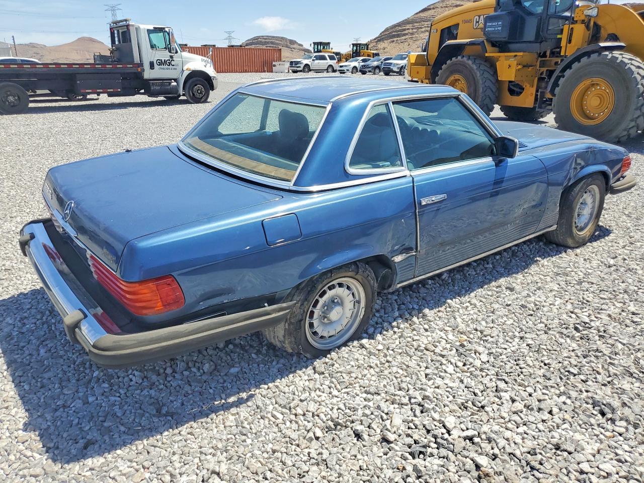 1984 Mercedes-benz 190 Sl Blue vin: WDBBA45A9EA001081