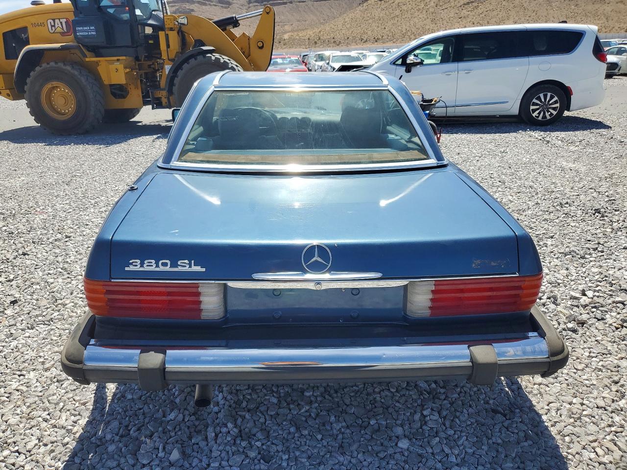 1984 Mercedes-benz 190 Sl Blue vin: WDBBA45A9EA001081