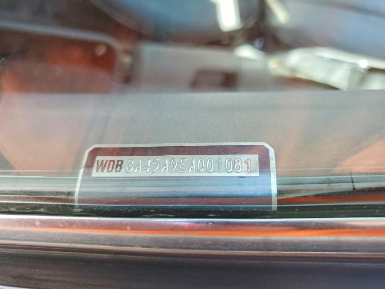 1984 Mercedes-benz 190 Sl Blue vin: WDBBA45A9EA001081