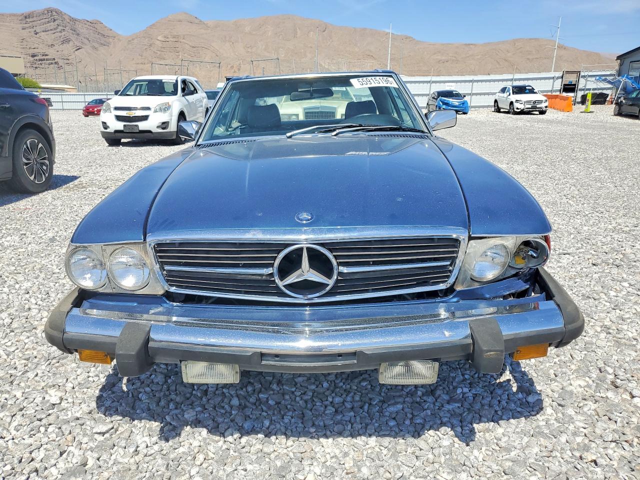 1984 Mercedes-benz 190 Sl Blue vin: WDBBA45A9EA001081