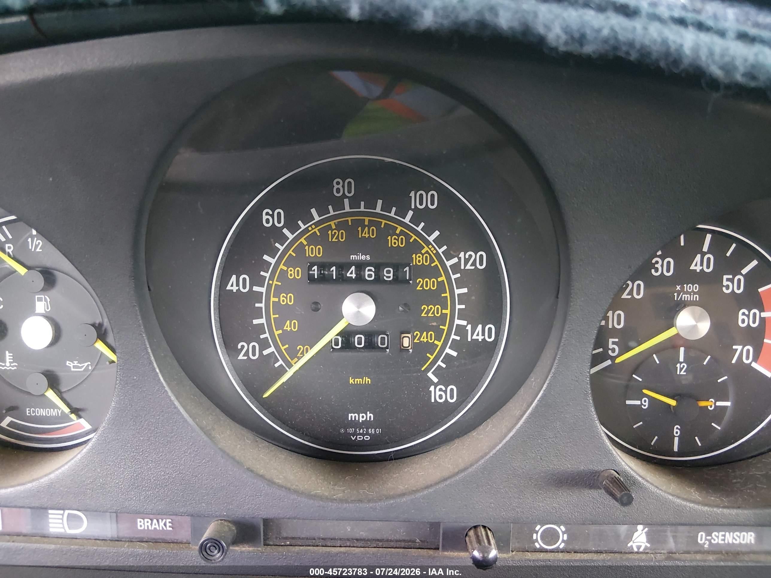1984 Mercedes-benz 380 Sl Blue vin: WDBBA45A9EA008418