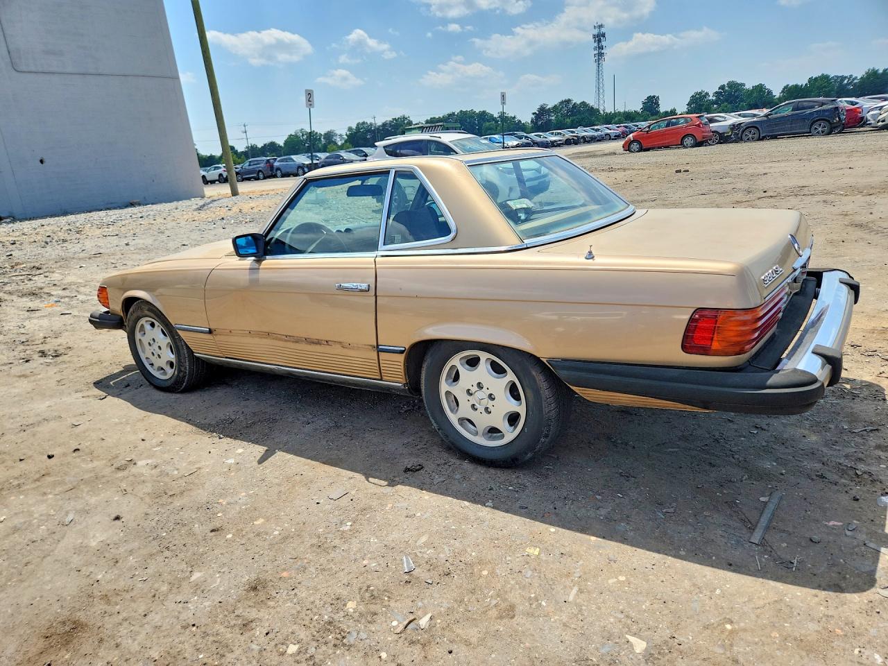 1981 Mercedes-benz 380 Sl Tan vin: WDBBA45AXBB006523