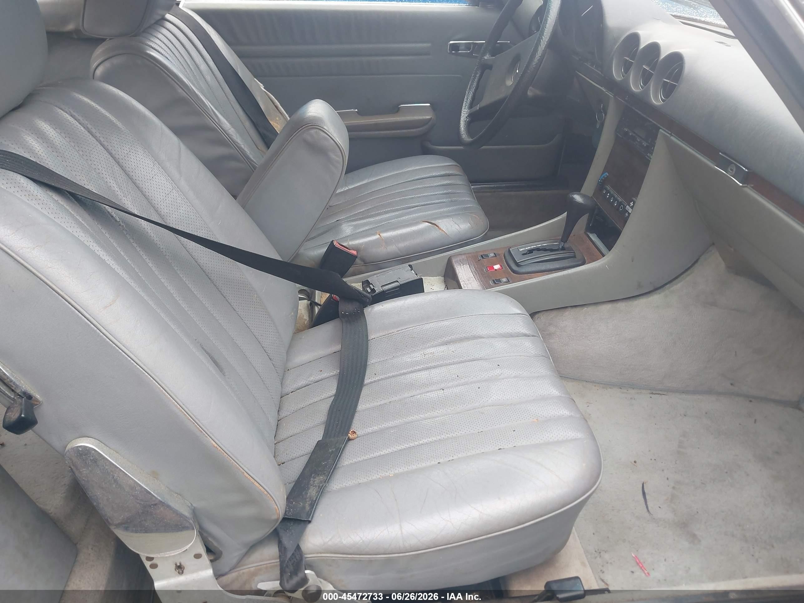 1982 Mercedes-benz 380 Sl Blue vin: WDBBA45AXCB015675