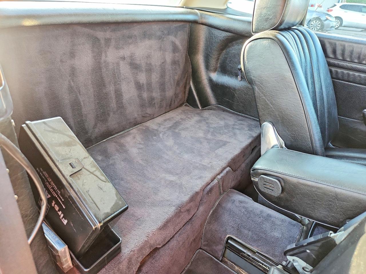 1985 Mercedes-benz 380 Sl Black vin: WDBBA45C1FA025457