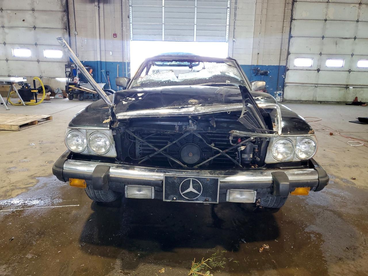 1985 Mercedes-benz 380 Sl Black vin: WDBBA45C2FA026391