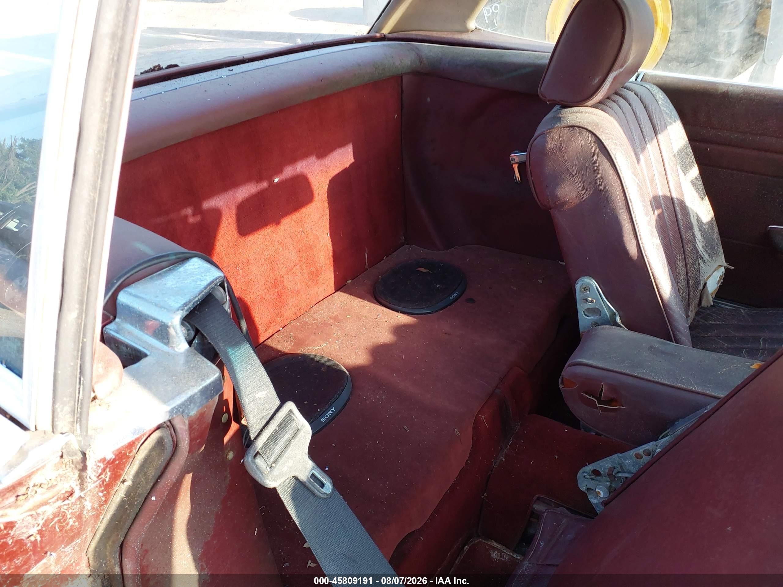 1985 Mercedes-benz 380 Sl Red vin: WDBBA45C6FA017161