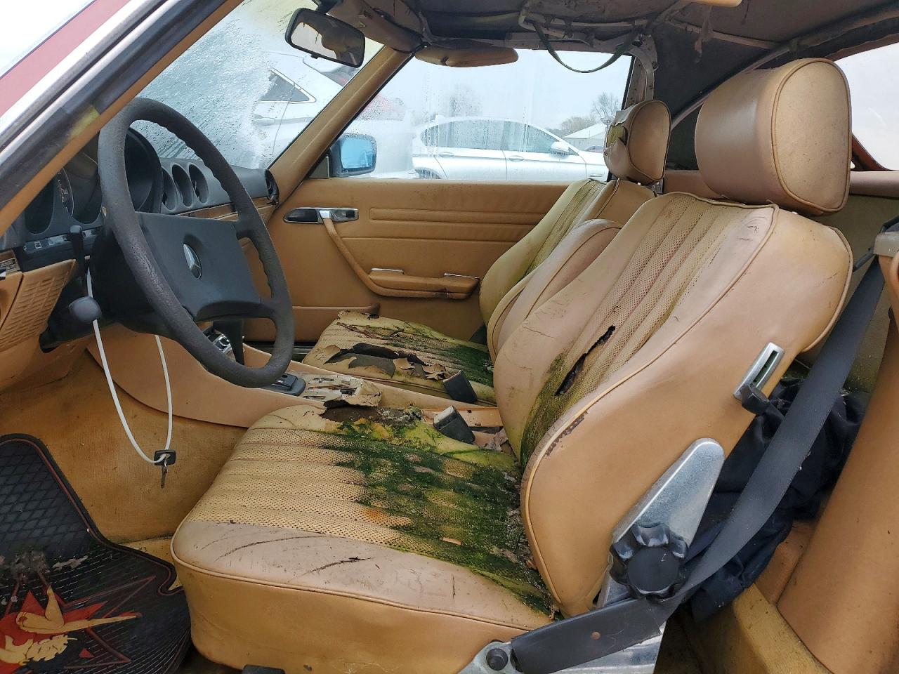 1985 Mercedes-benz 380 Sl Red vin: WDBBA45C6FA035241