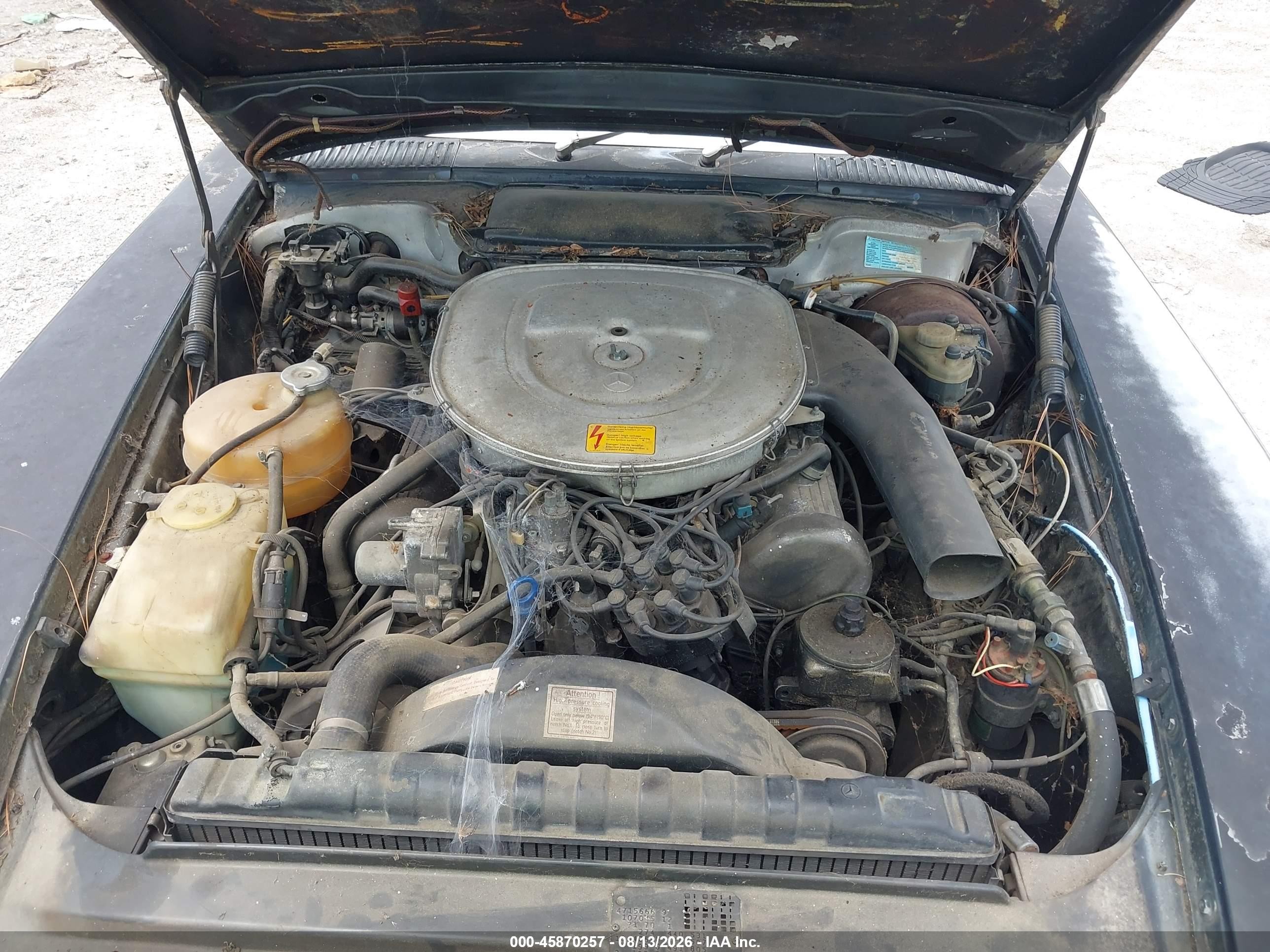 1985 Mercedes-benz 380 Sl Black vin: WDBBA45C9FA022144