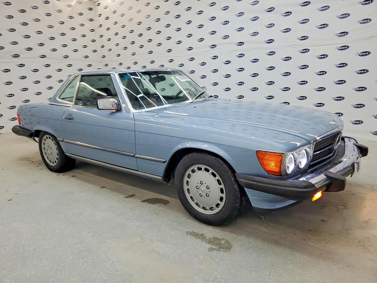 1986 Mercedes-benz 560 Sl Blue vin: WDBBA48D0GA038433