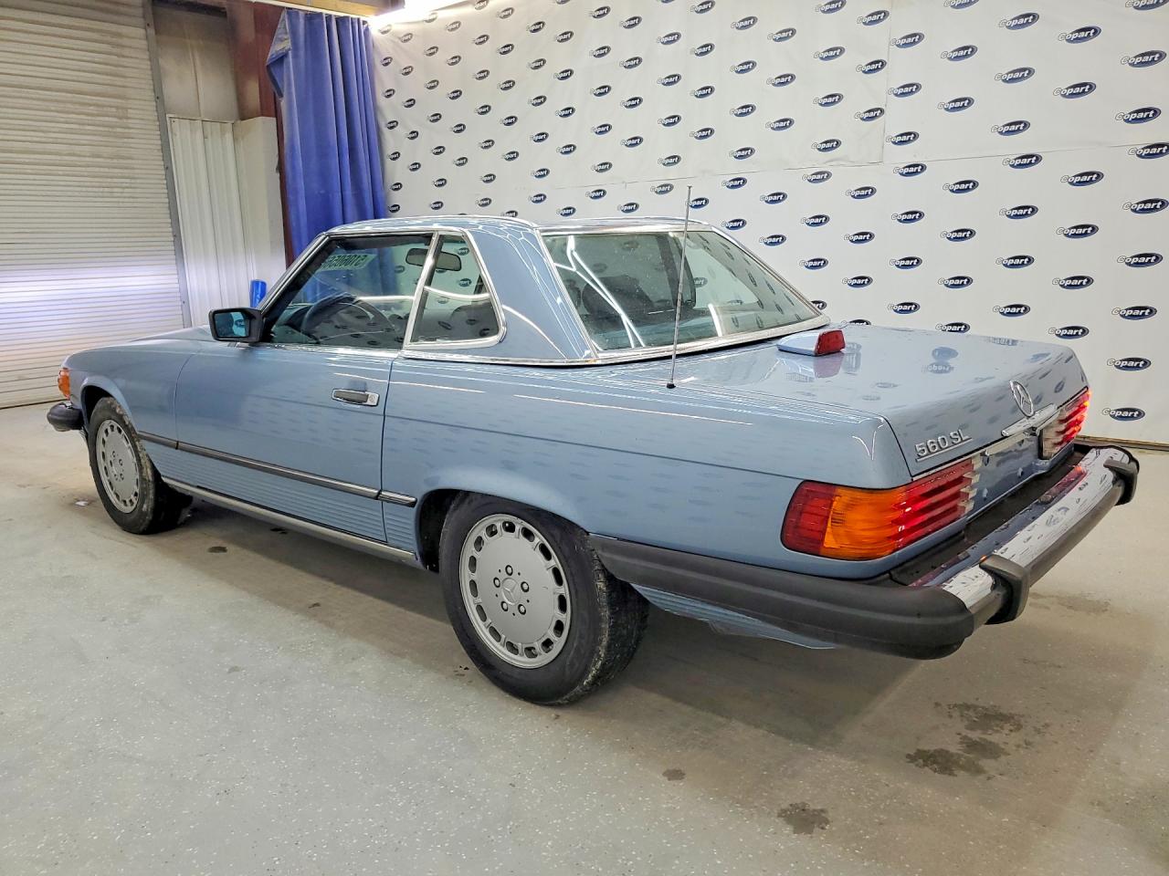 1986 Mercedes-benz 560 Sl Blue vin: WDBBA48D0GA038433