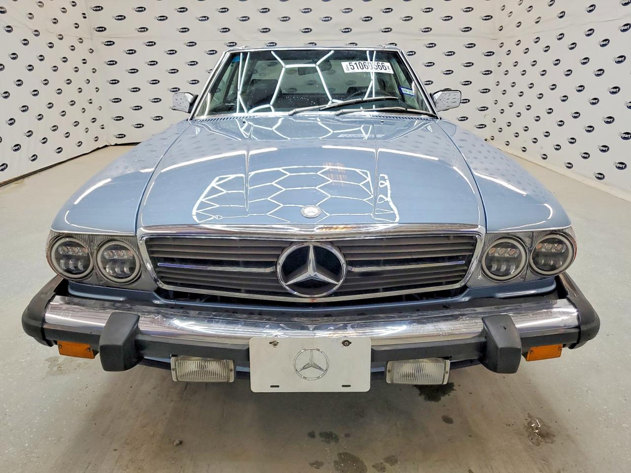 1986 Mercedes-benz 560 Sl Blue vin: WDBBA48D0GA038433