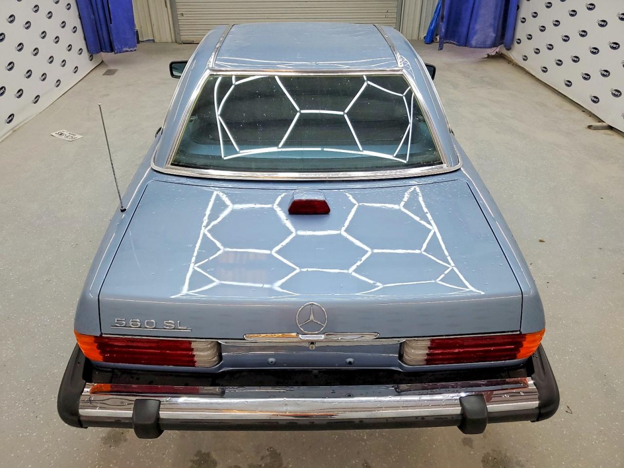1986 Mercedes-benz 560 Sl Blue vin: WDBBA48D0GA038433