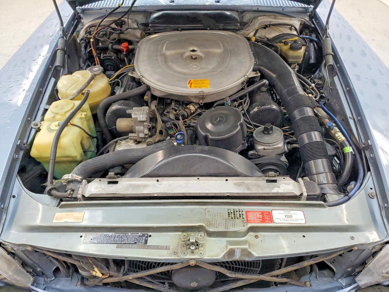 1986 Mercedes-benz 560 Sl Blue vin: WDBBA48D0GA038433