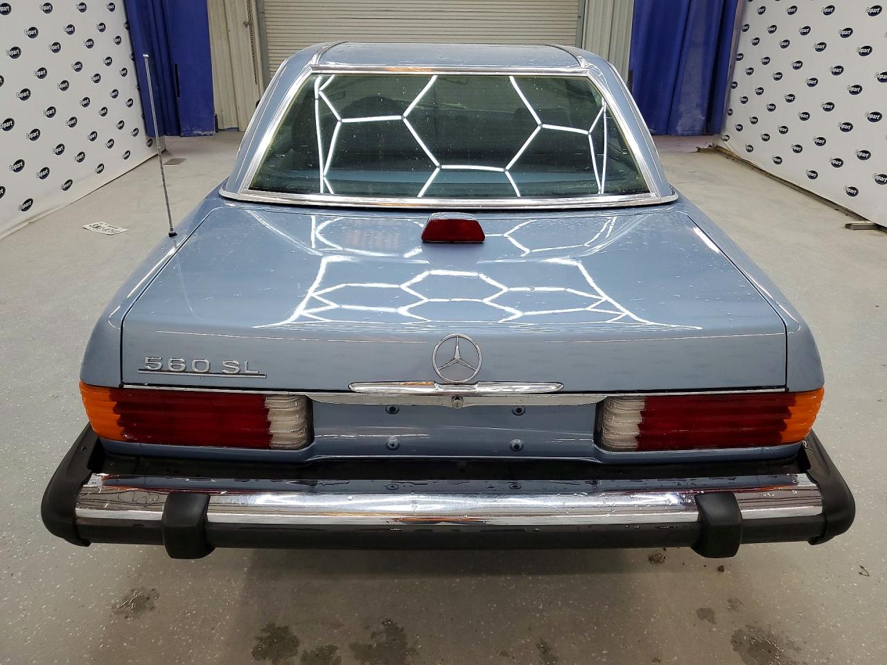 1986 Mercedes-benz 560 Sl Blue vin: WDBBA48D0GA038433