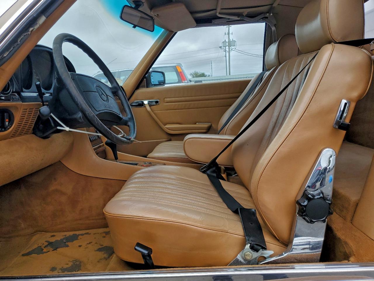1987 Mercedes-benz 560 Sl Tan vin: WDBBA48D0HA064354