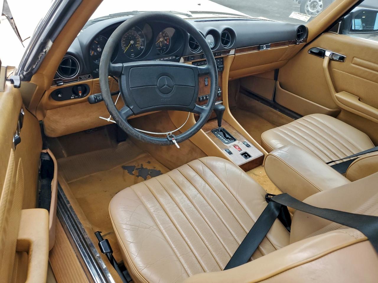 1987 Mercedes-benz 560 Sl Tan vin: WDBBA48D0HA064354
