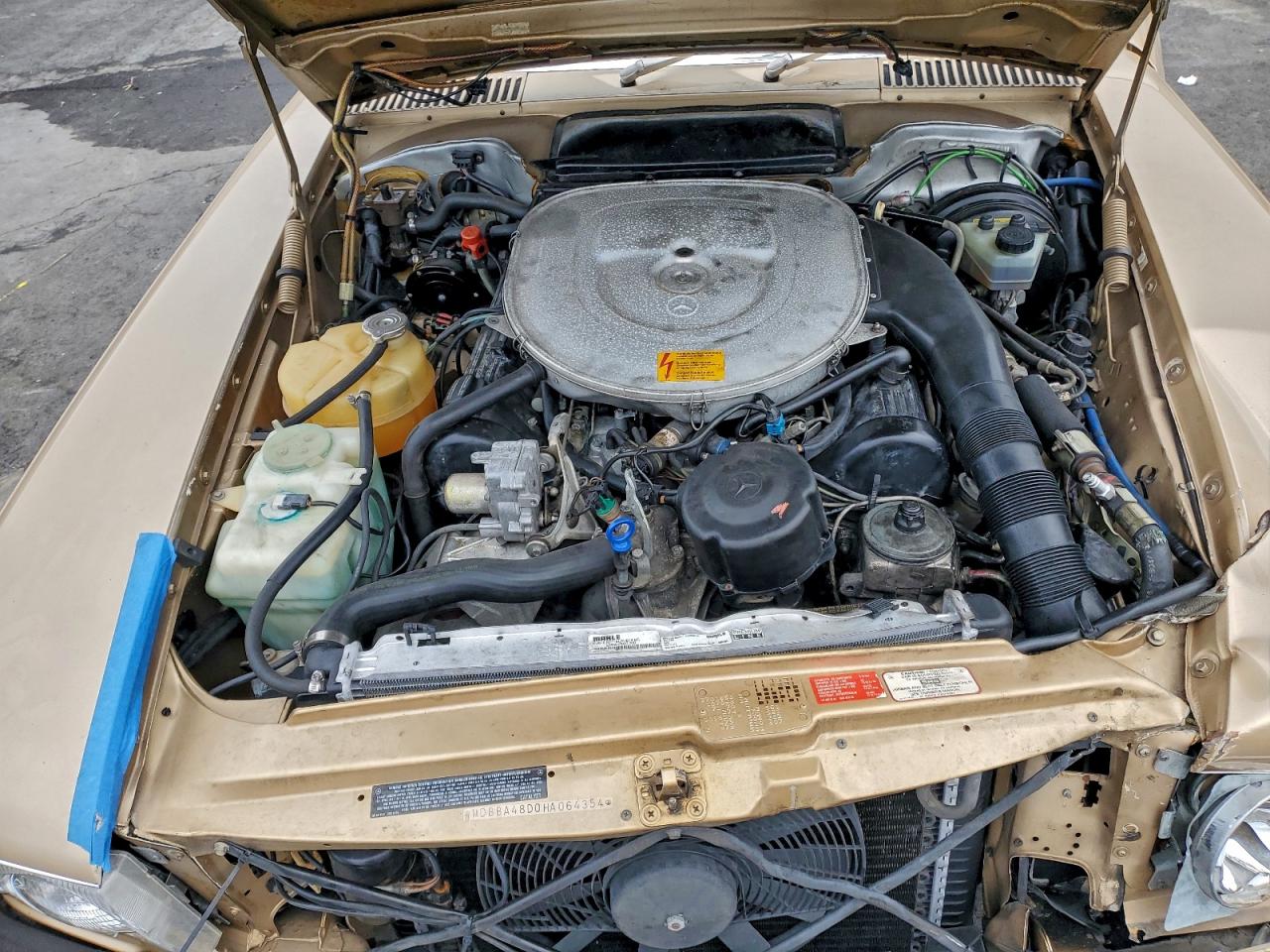 1987 Mercedes-benz 560 Sl Tan vin: WDBBA48D0HA064354