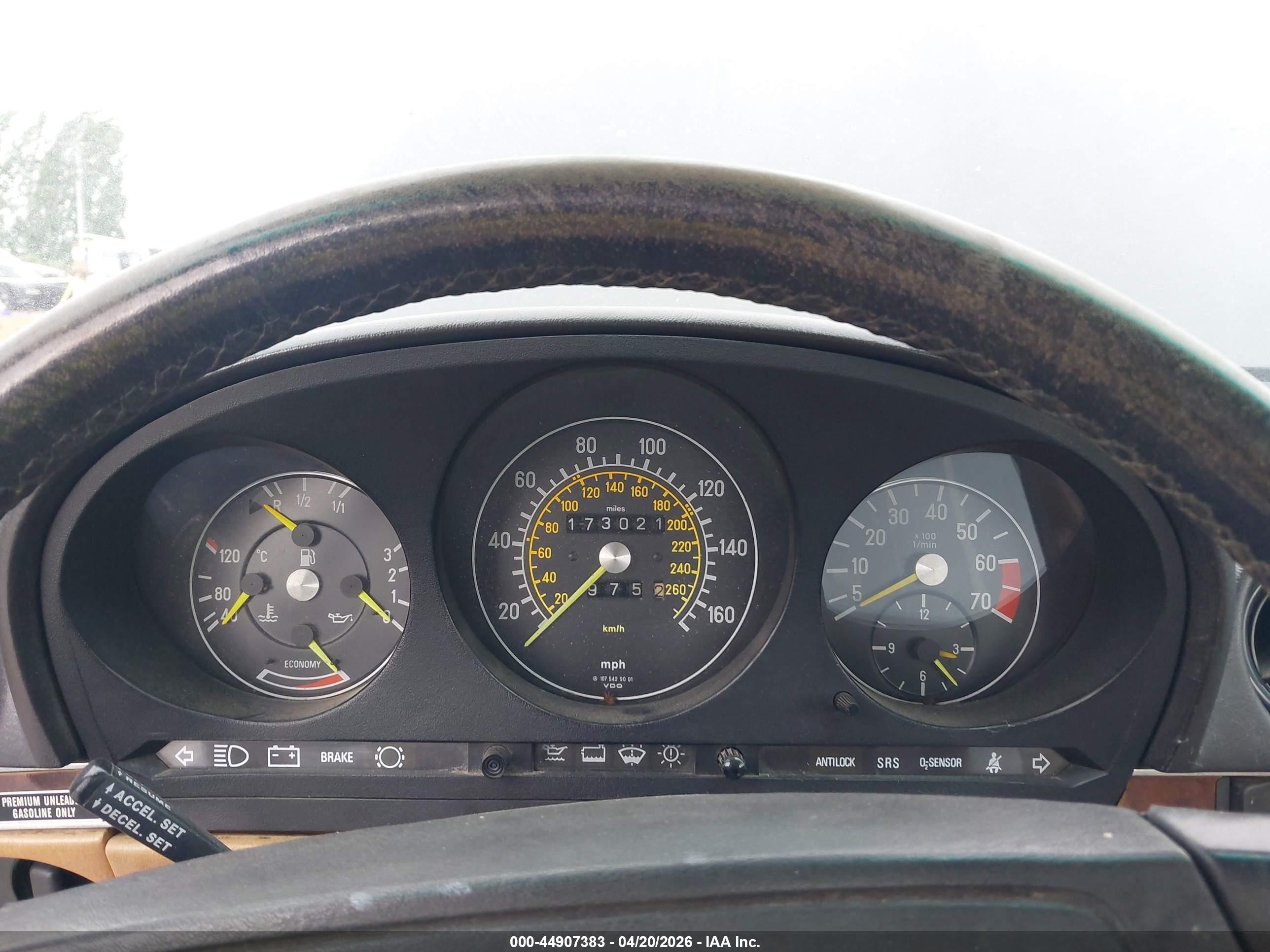 1986 Mercedes-benz 560 Sl Черный vin: WDBBA48D1GA050221