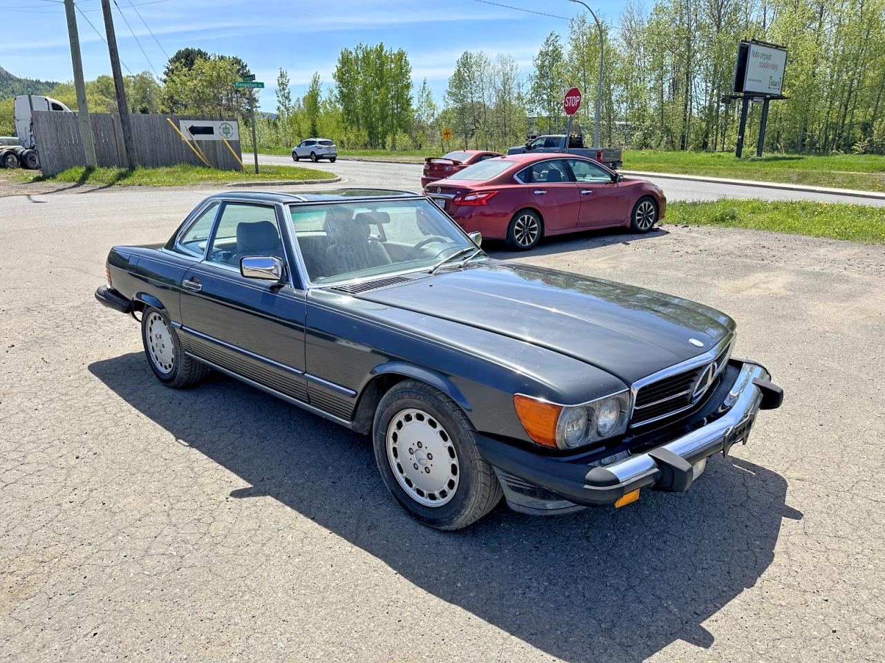 1988 Mercedes-benz 560 Sl Gray vin: WDBBA48D1JA082318