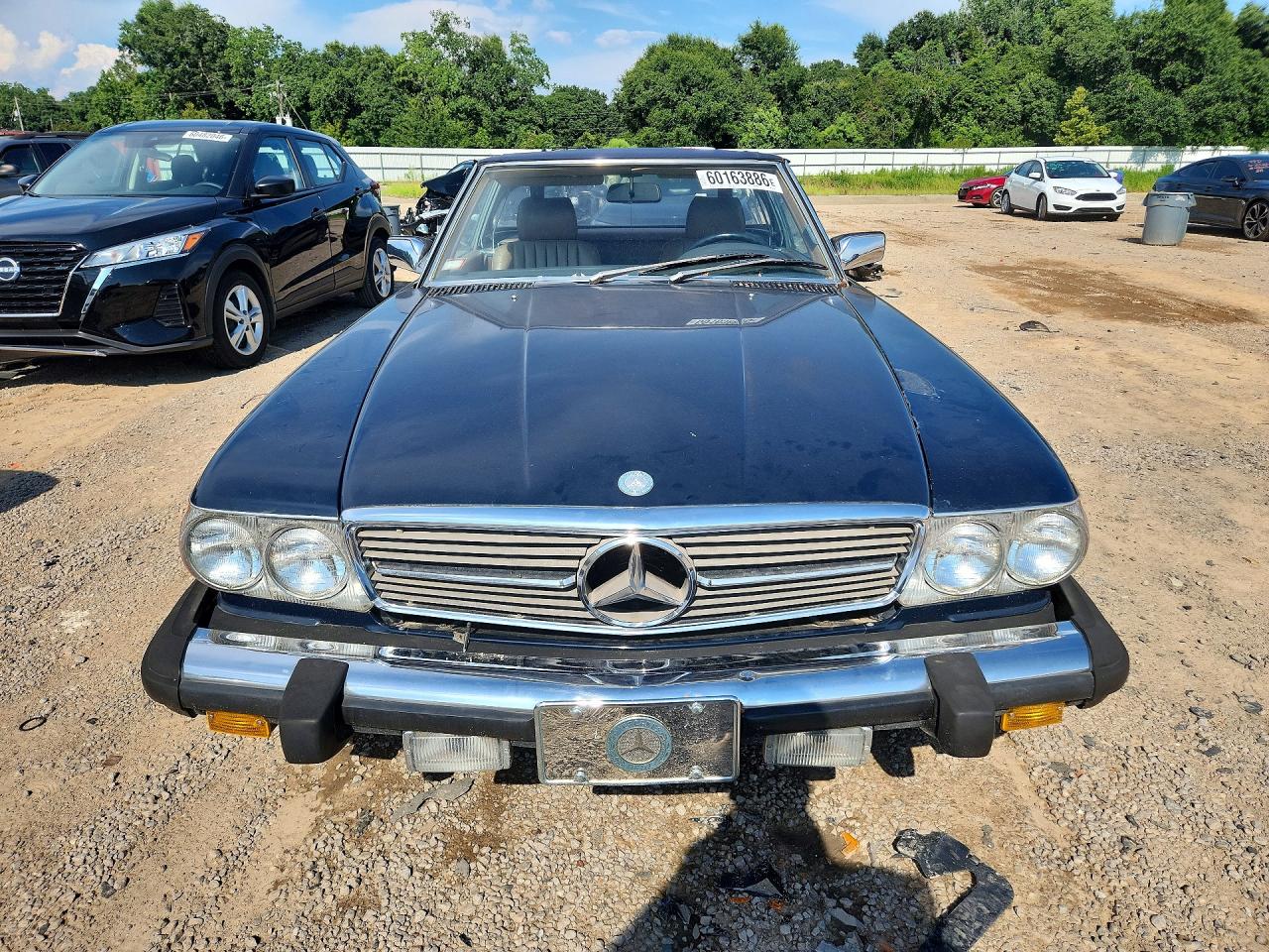 1989 Mercedes-benz 560 Sl Blue vin: WDBBA48D1KA091019