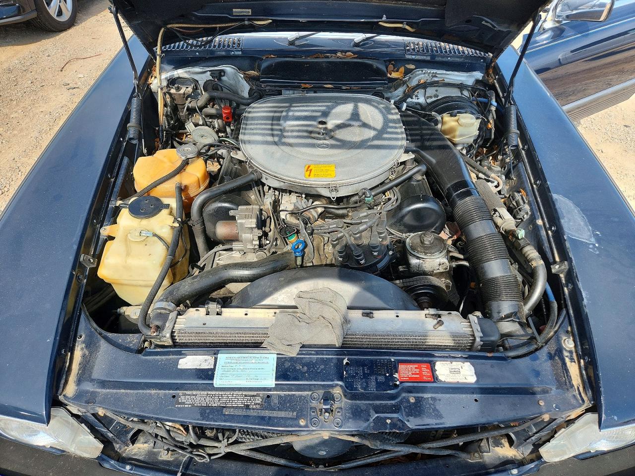 1989 Mercedes-benz 560 Sl Blue vin: WDBBA48D1KA091019