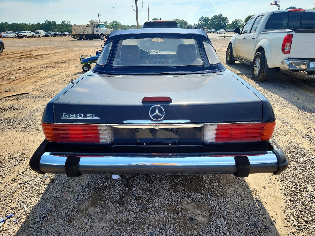 1989 Mercedes-benz 560 Sl Blue vin: WDBBA48D1KA091019
