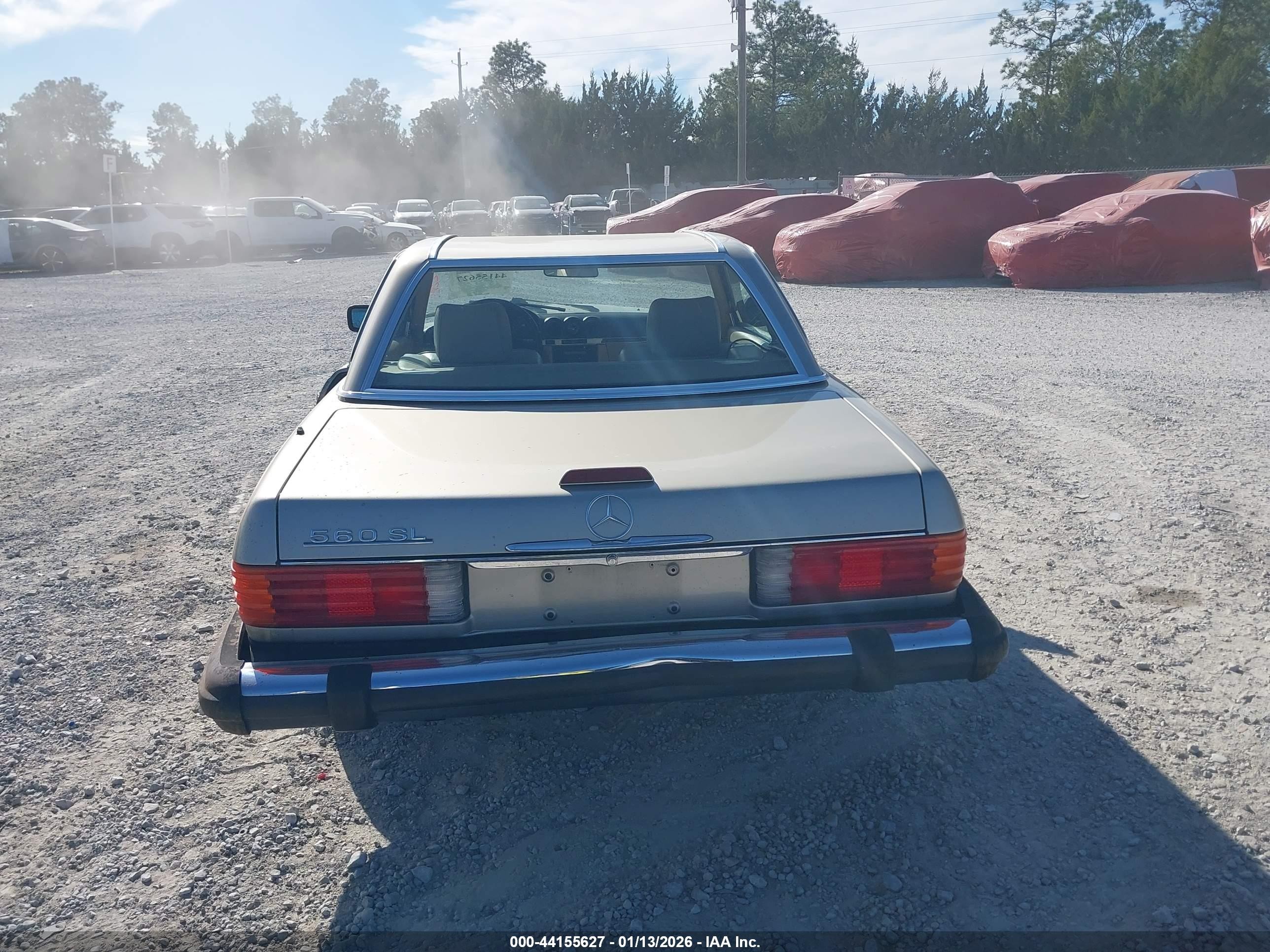 1989 Mercedes-benz 560 Sl Gold vin: WDBBA48D2KA092325