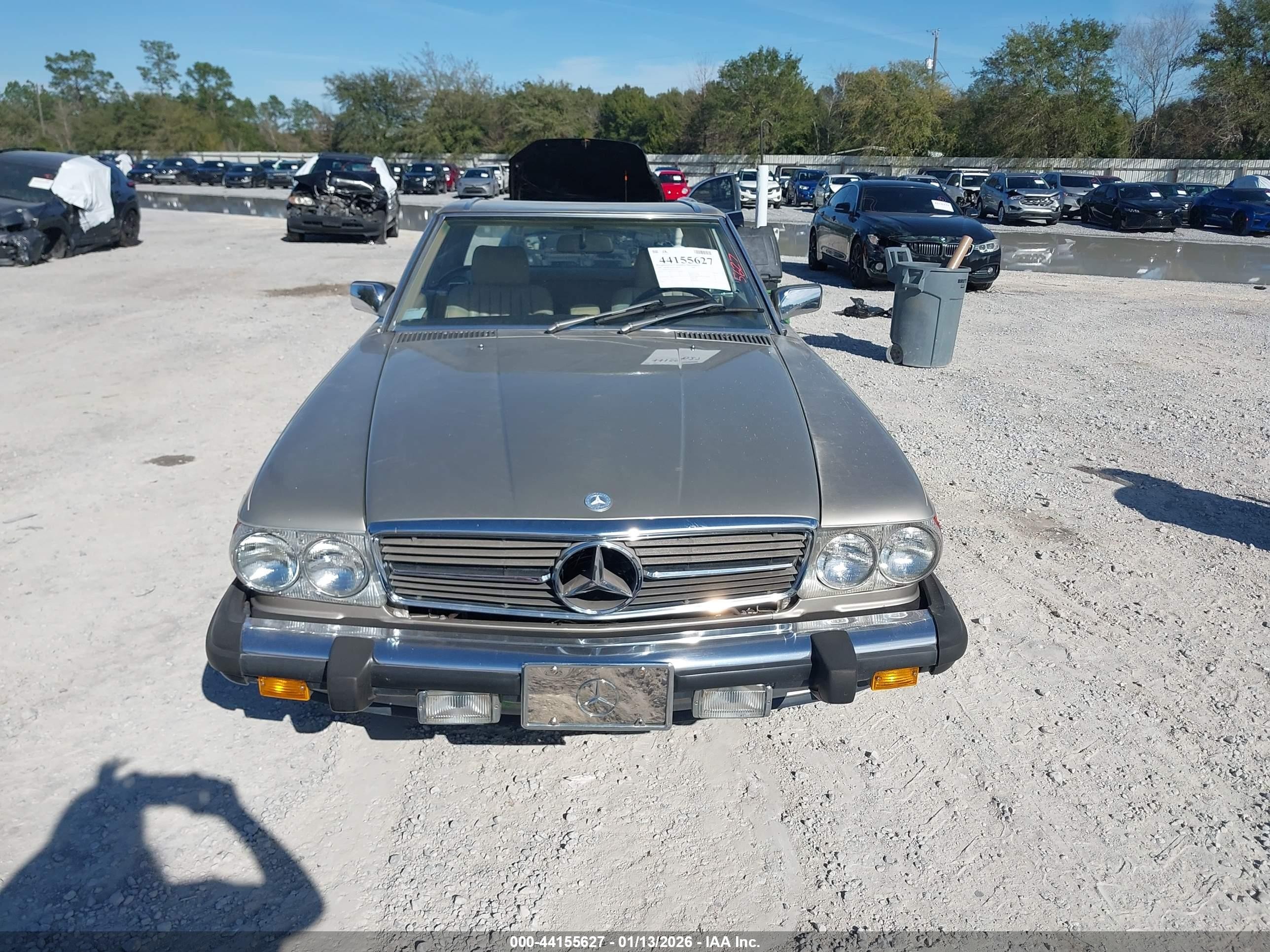 1989 Mercedes-benz 560 Sl Gold vin: WDBBA48D2KA092325