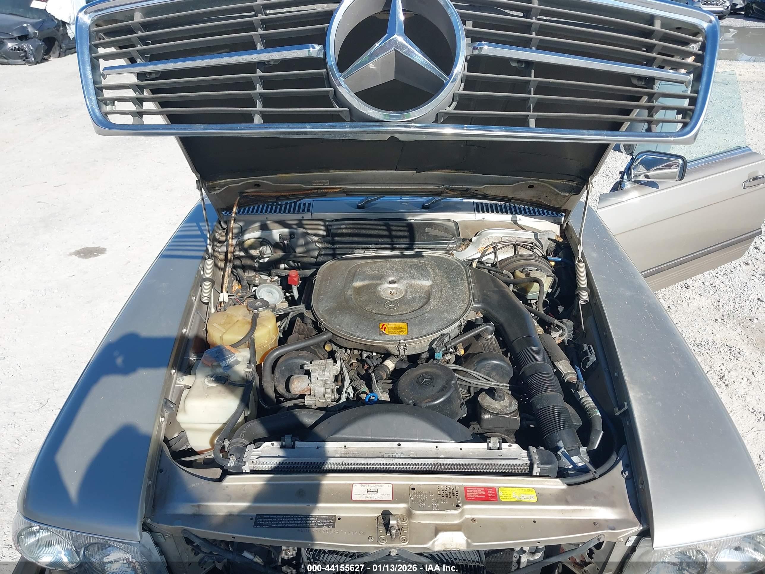 1989 Mercedes-benz 560 Sl Gold vin: WDBBA48D2KA092325