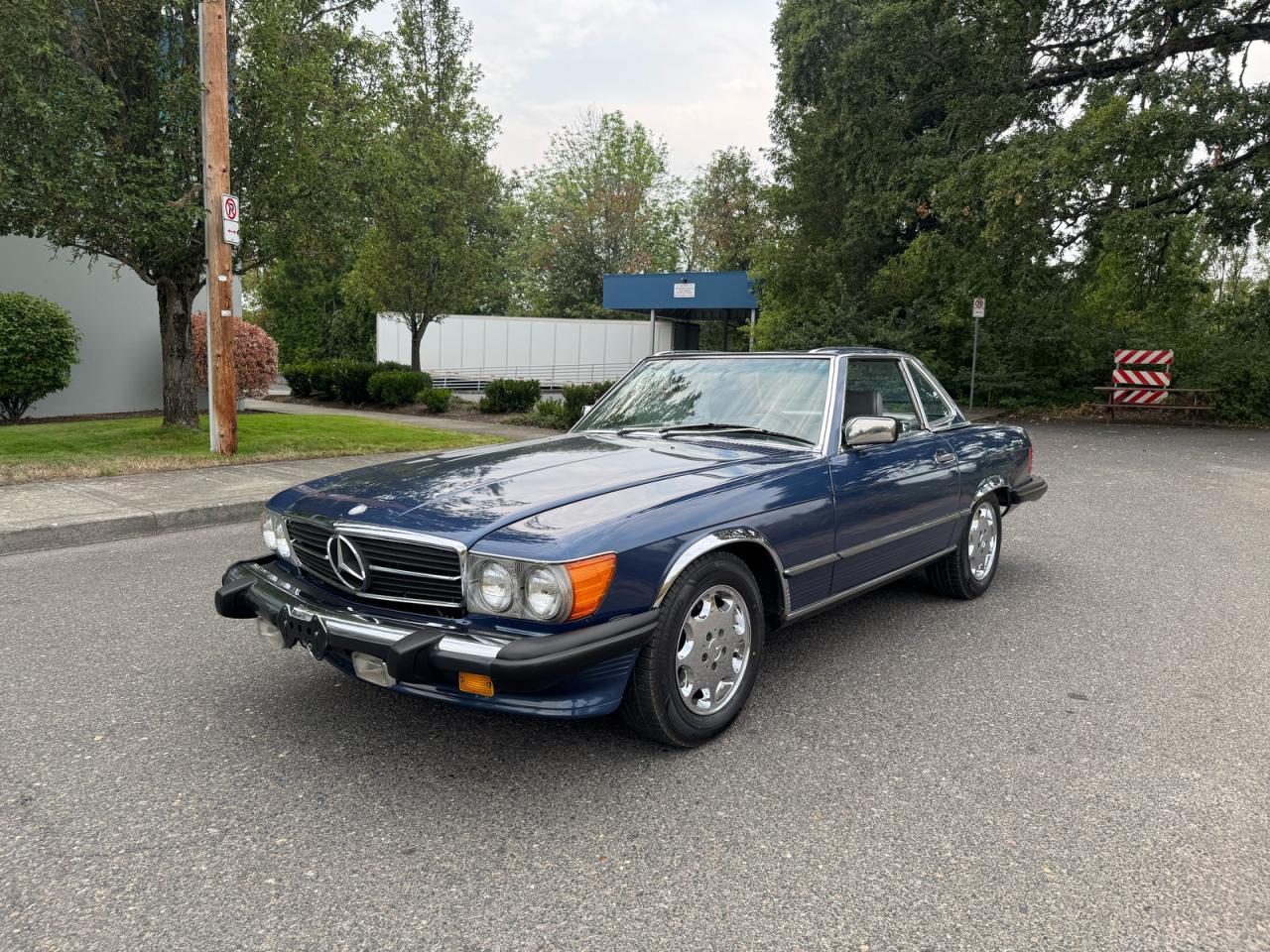1987 Mercedes-benz 560 Sl Blue vin: WDBBA48D3HA057267