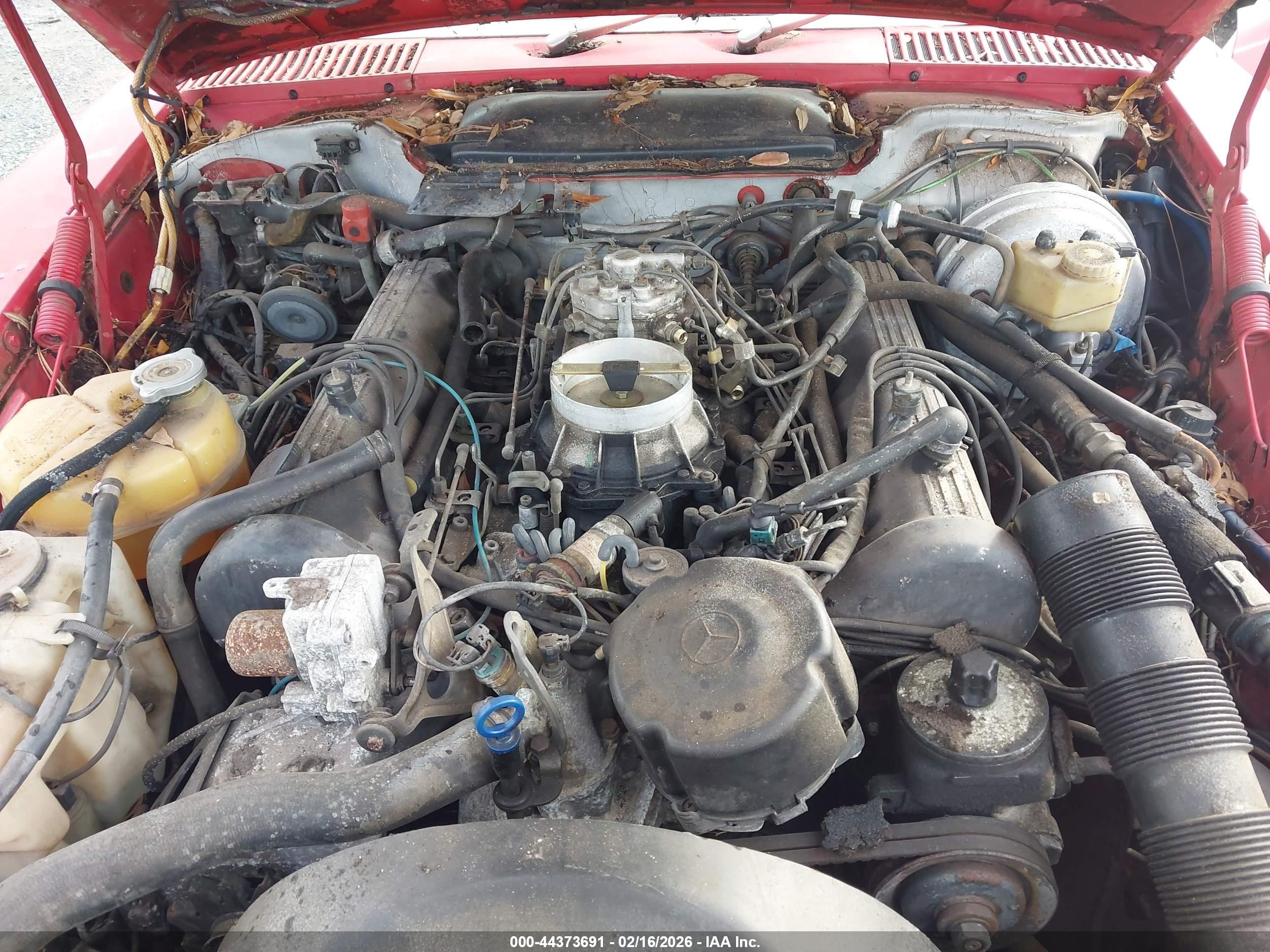 1987 Mercedes-benz 560 Sl Red vin: WDBBA48D3HA074439