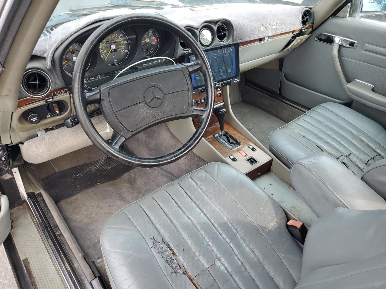1987 Mercedes-benz 560 Sl Black vin: WDBBA48D4HA061845