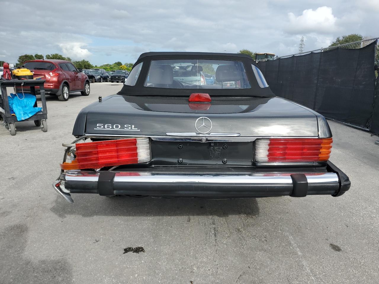 1987 Mercedes-benz 560 Sl Black vin: WDBBA48D4HA061845