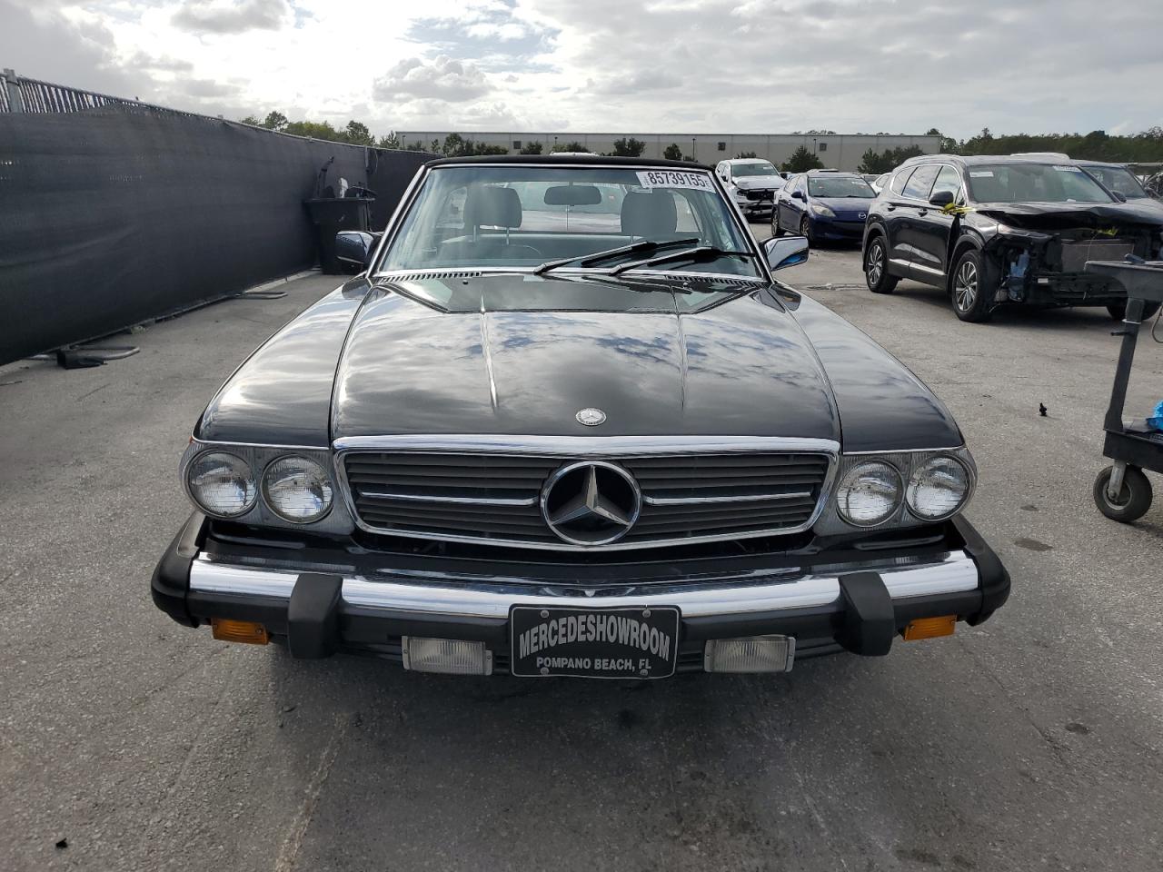 1987 Mercedes-benz 560 Sl Black vin: WDBBA48D4HA061845