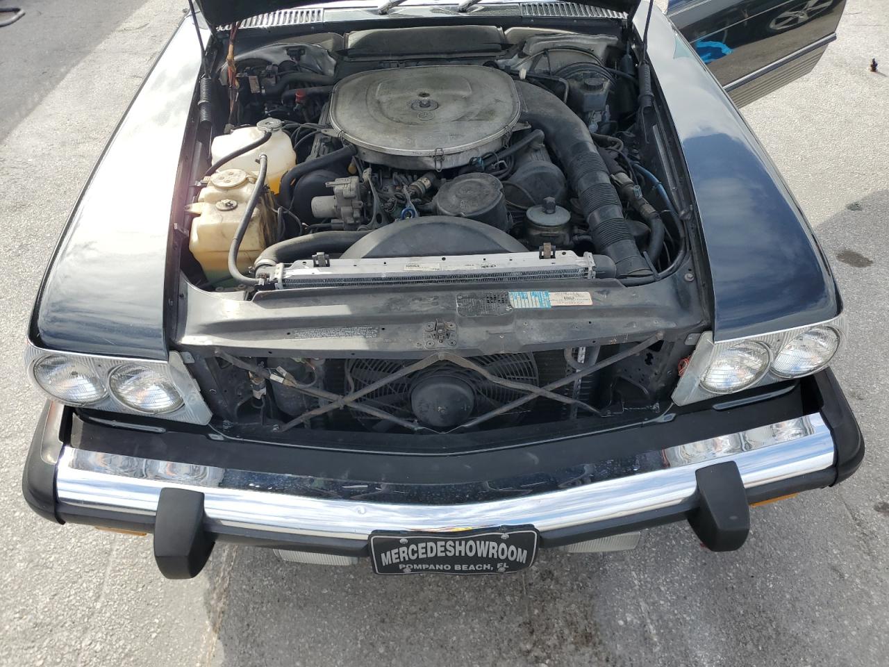 1987 Mercedes-benz 560 Sl Black vin: WDBBA48D4HA061845