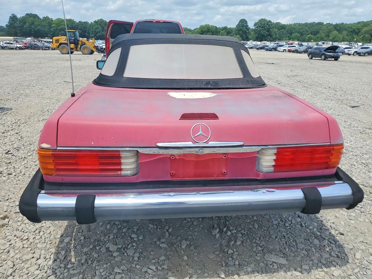 1987 Mercedes-benz 560 Sl Red vin: WDBBA48D4HA069993