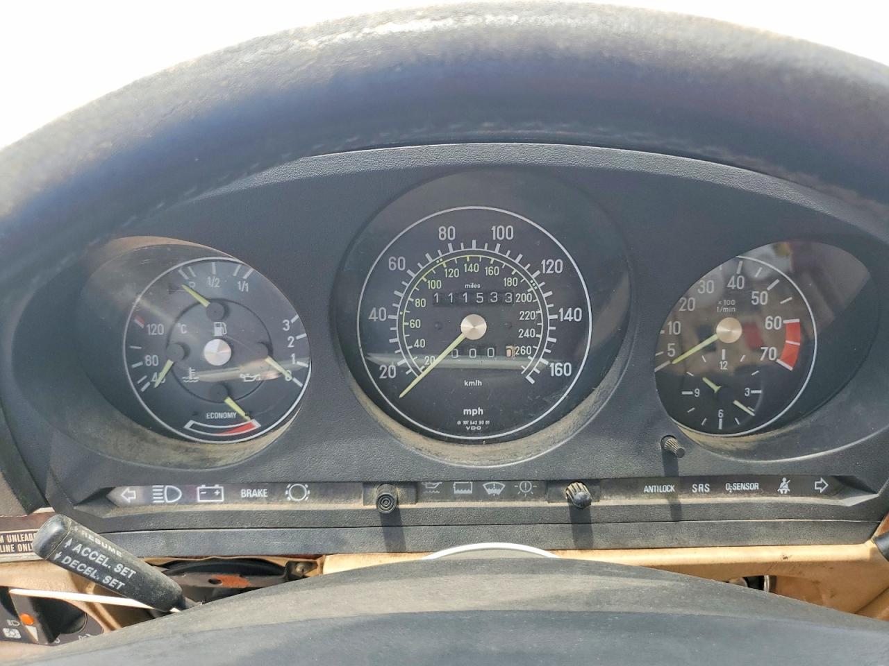 1987 Mercedes-benz 560 Sl Red vin: WDBBA48D4HA069993