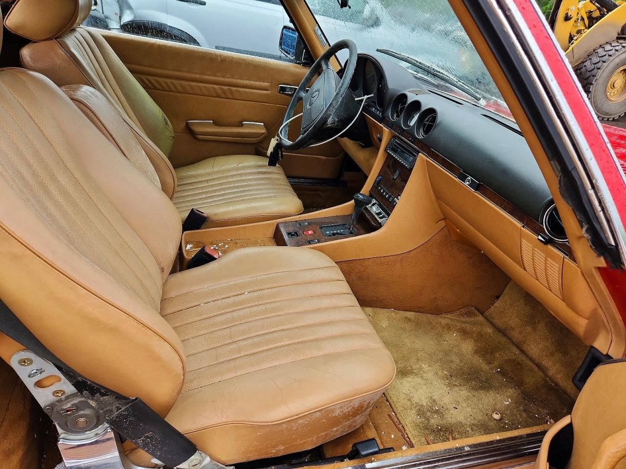 1988 Mercedes-benz 560 Sl Red vin: WDBBA48D4JA079963