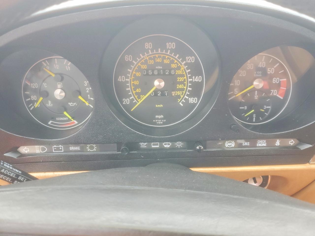 1989 Mercedes-benz 560 Sl Черный vin: WDBBA48D4KA094013