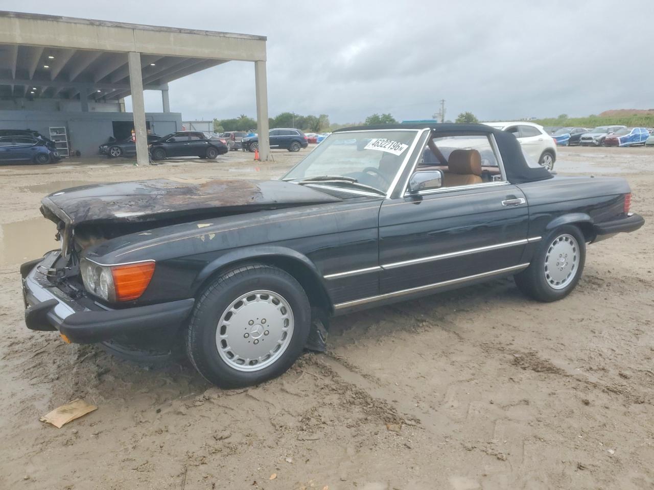 1989 Mercedes-benz 560 Sl Черный vin: WDBBA48D4KA094013