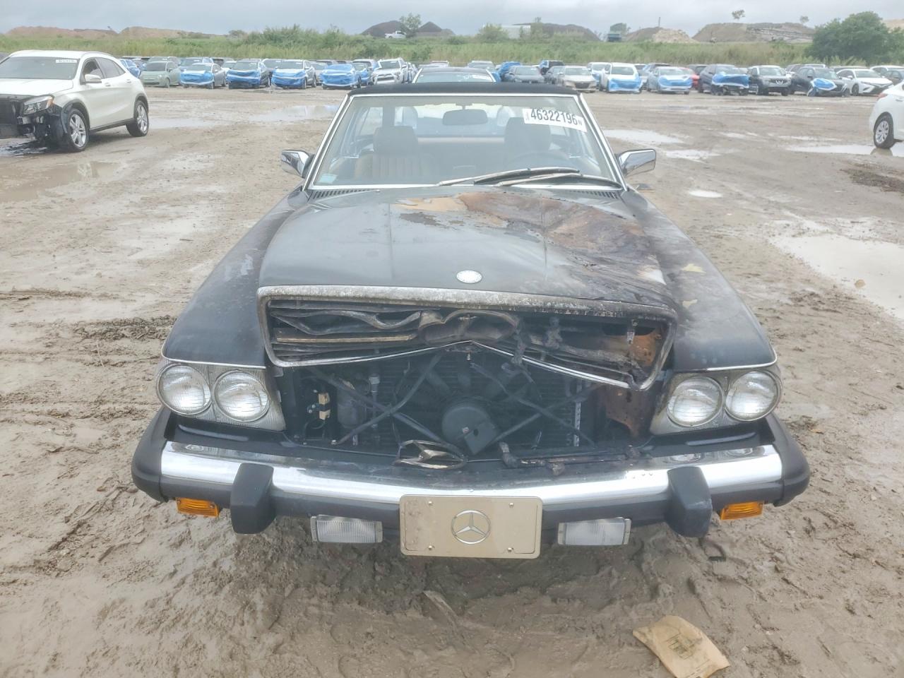 1989 Mercedes-benz 560 Sl Черный vin: WDBBA48D4KA094013