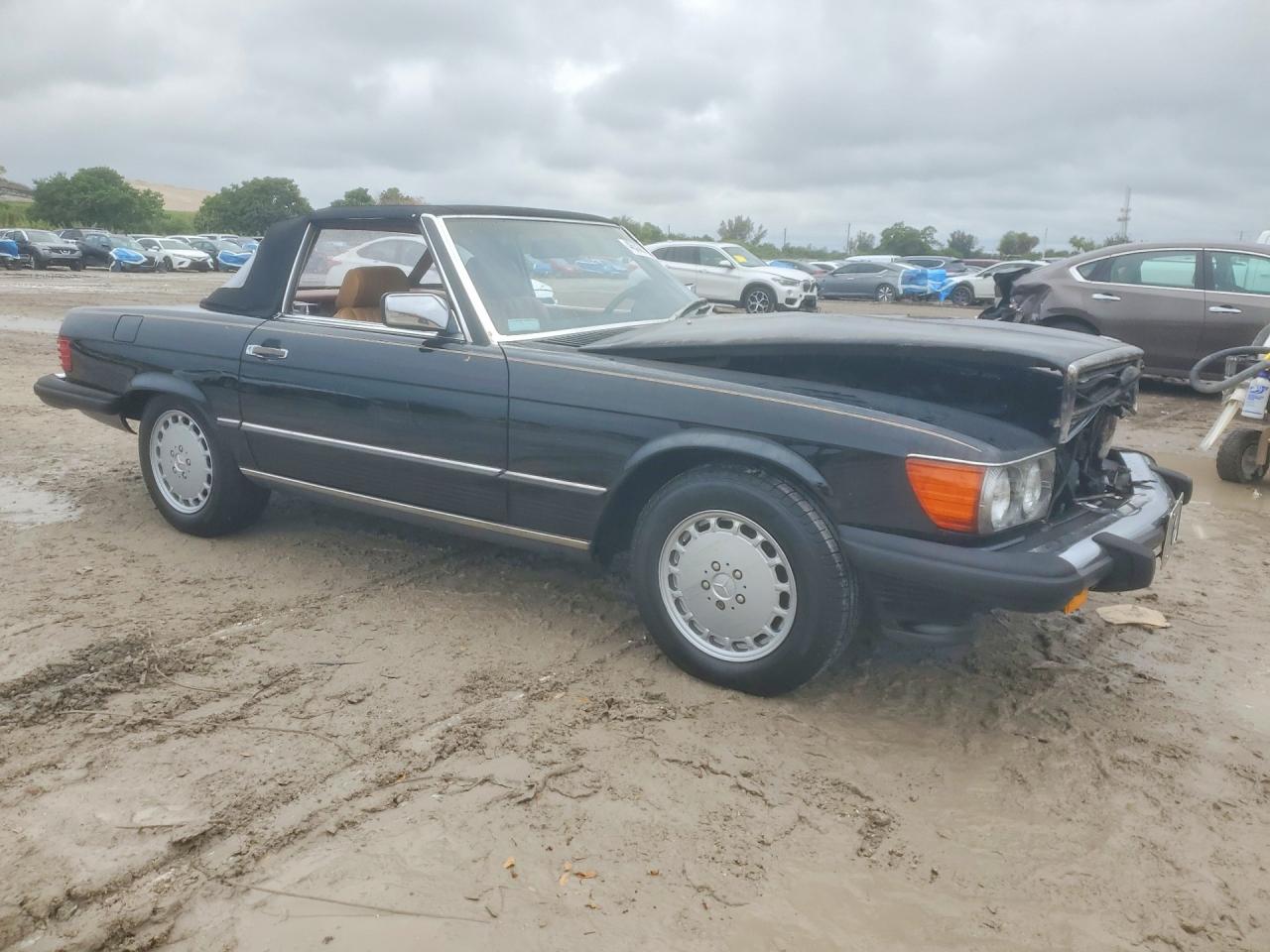 1989 Mercedes-benz 560 Sl Черный vin: WDBBA48D4KA094013