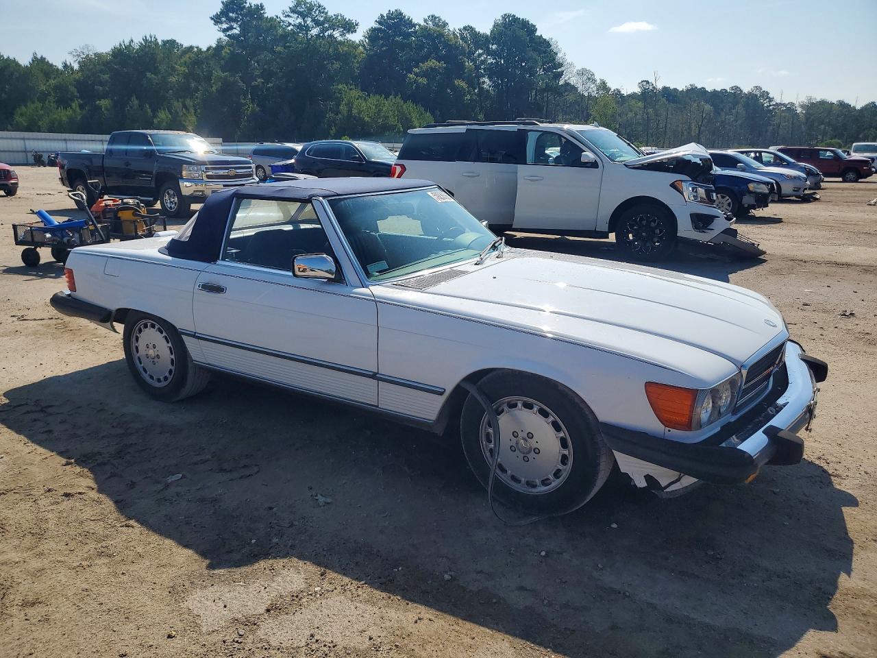 1989 Mercedes-benz 560 Sl Белый vin: WDBBA48D4KA098305