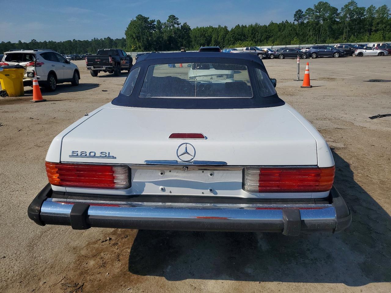 1989 Mercedes-benz 560 Sl Белый vin: WDBBA48D4KA098305