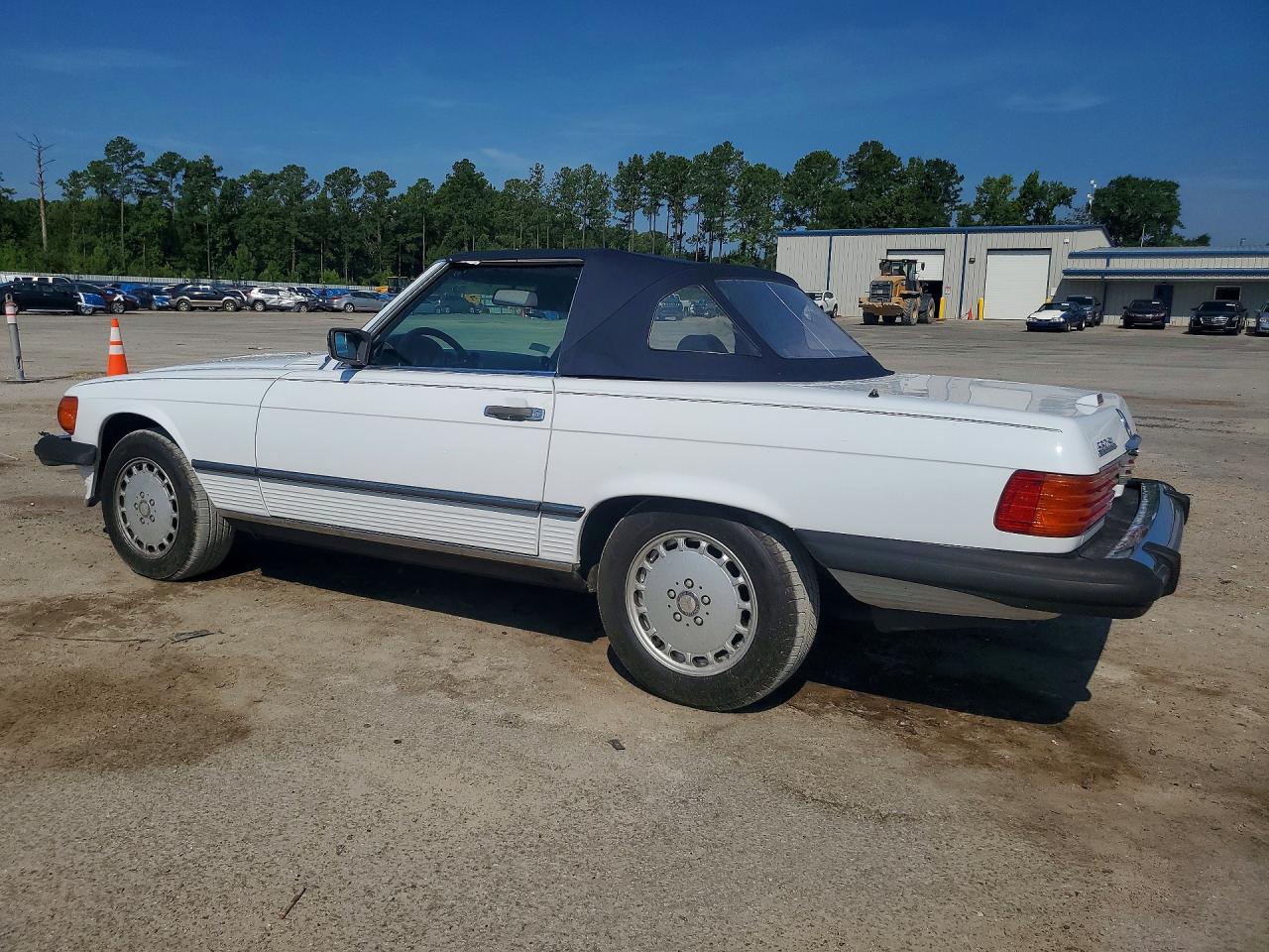 1989 Mercedes-benz 560 Sl Белый vin: WDBBA48D4KA098305