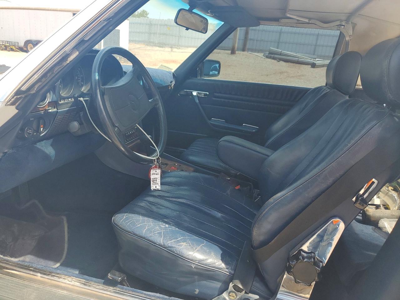 1986 Mercedes-benz 560 Sl White vin: WDBBA48D5GA046527