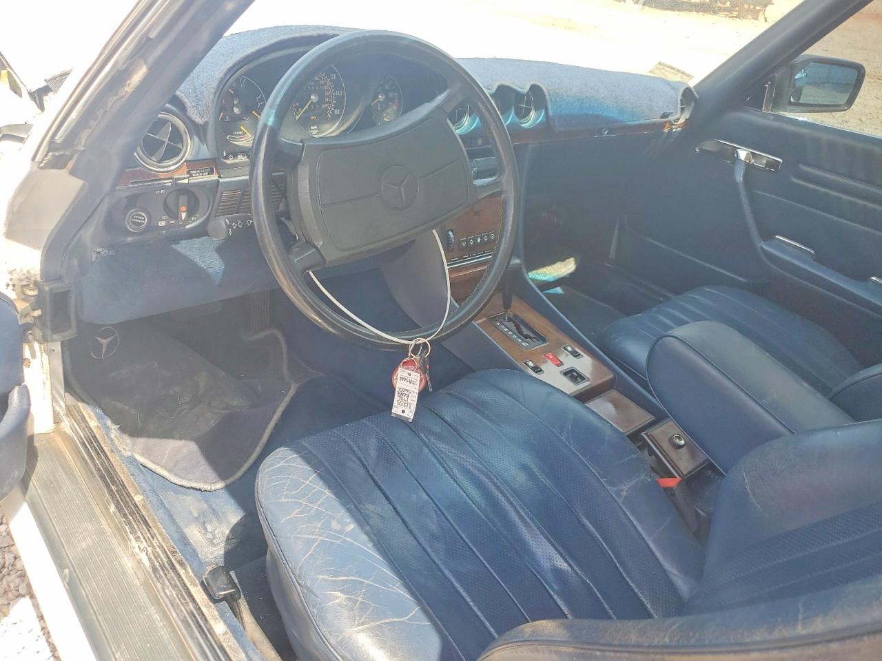 1986 Mercedes-benz 560 Sl White vin: WDBBA48D5GA046527